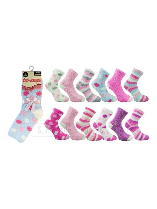 NEW LADIES 3 PAIRS COZEE SOFT & COSY SOCKS WINTER LUXURY WITH THESE EXTRA SOFT