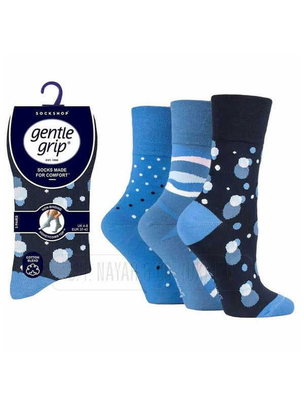 NEW LADIES GENTLE GRIP NON ELASTIC SOCKS DIABETIC SOFT COTTON WINTER WARM SOCKS