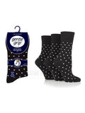 Womens Socks 12 Pairs Ladies Gentel Grip Pack Non Elastic Socks