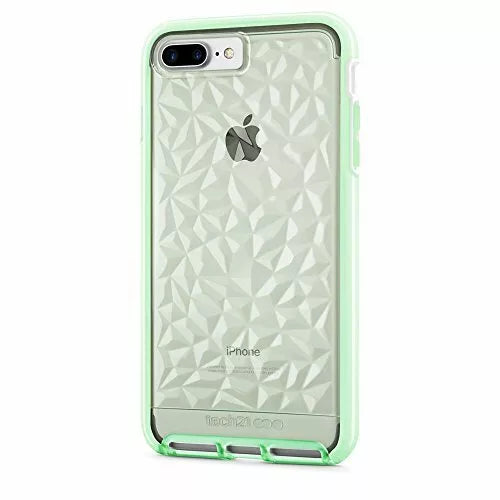 Tech21 Evo Gem FlexShock Drop Protection Case Cover for iPhone 8 Plus & 7 Plus in Green - Accessories, Handheld
