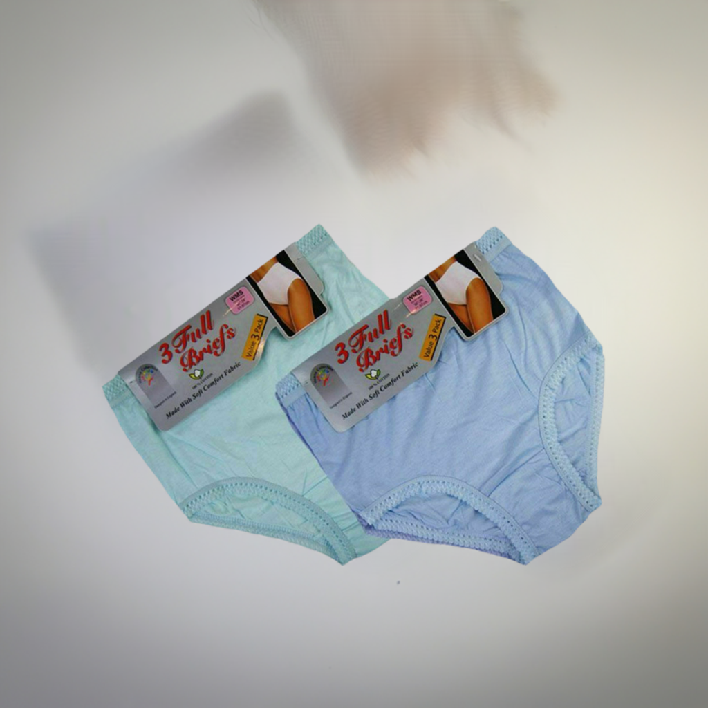  Womens Underwear Full Mama 100% Cotton Briefs Knickers Underwear All Sizes WMS-XXXOS - Comfyfit ltd