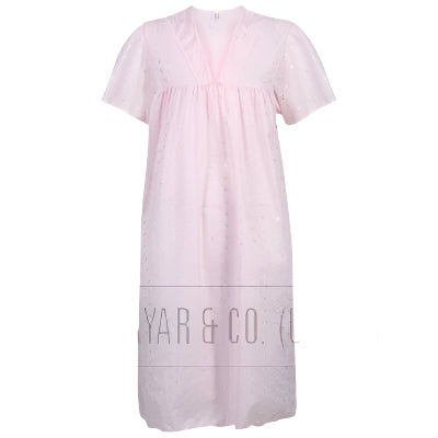 LADIES ALL OVER EMBROIDERED NIGHTDRESS