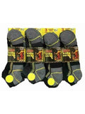 Men Trainer Socks Sport Work Boot Ankle Cushioned Sole Heel Toe Size 6-11