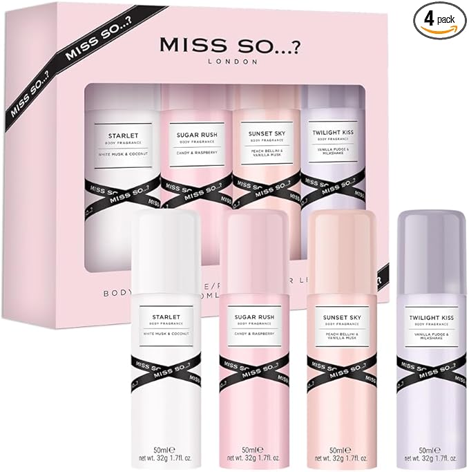 Miss So...? Mini Galore Women's Body fragrance Gift Set 4x50ml
