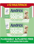 Andrex Fresh & Soothe Hygiene
Wipes Moist Toilet Tissue 12 x 36
wipes