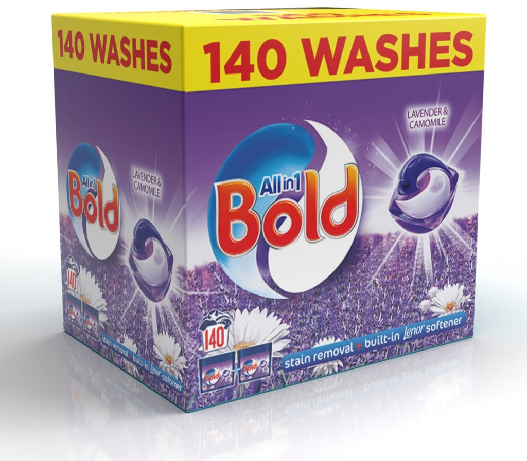 Non Bio 140 washes pods | fairy bold ariel Clothing pods