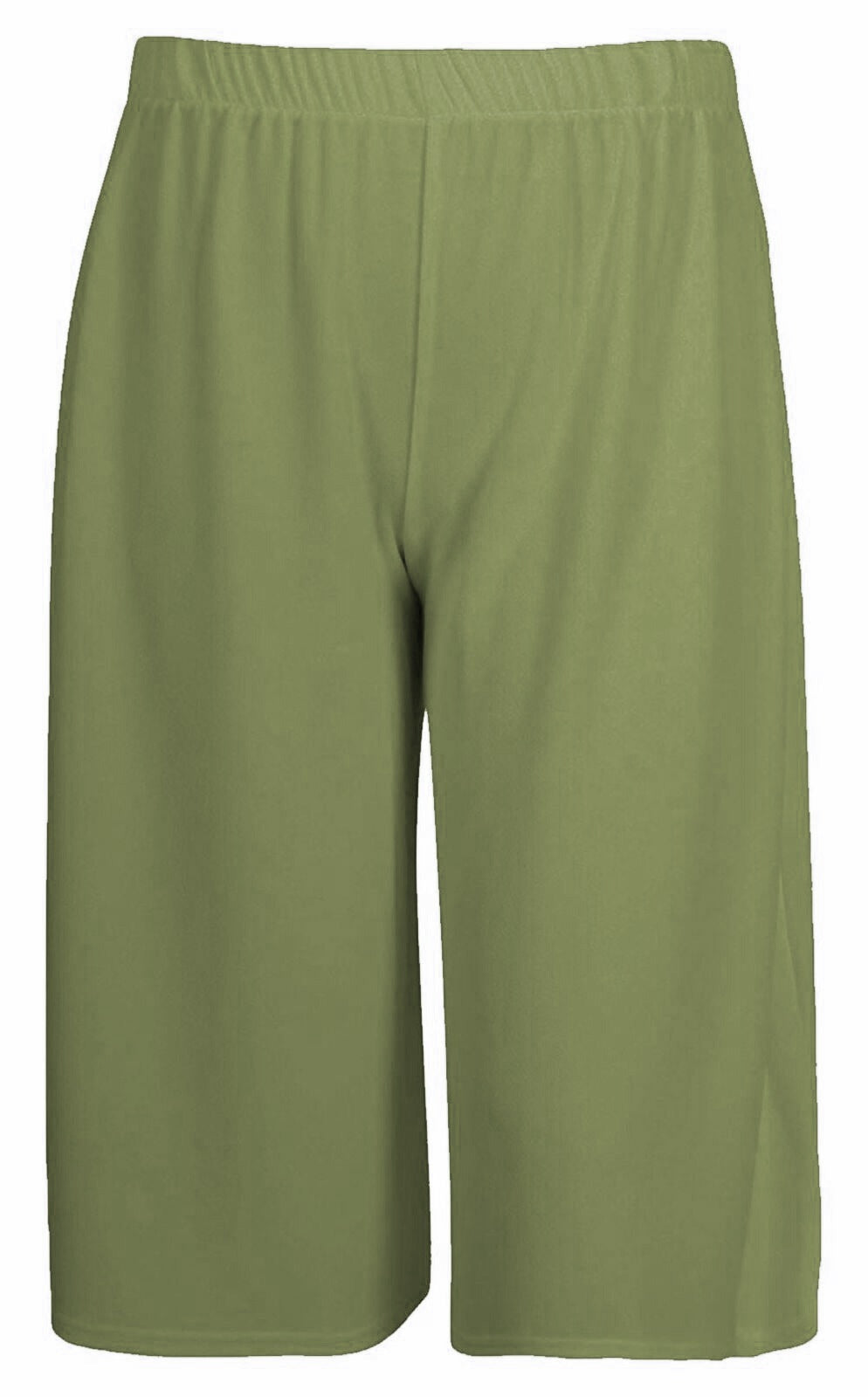 Womens ¾ Short Plazzo Wide Leg Culottes Trouser