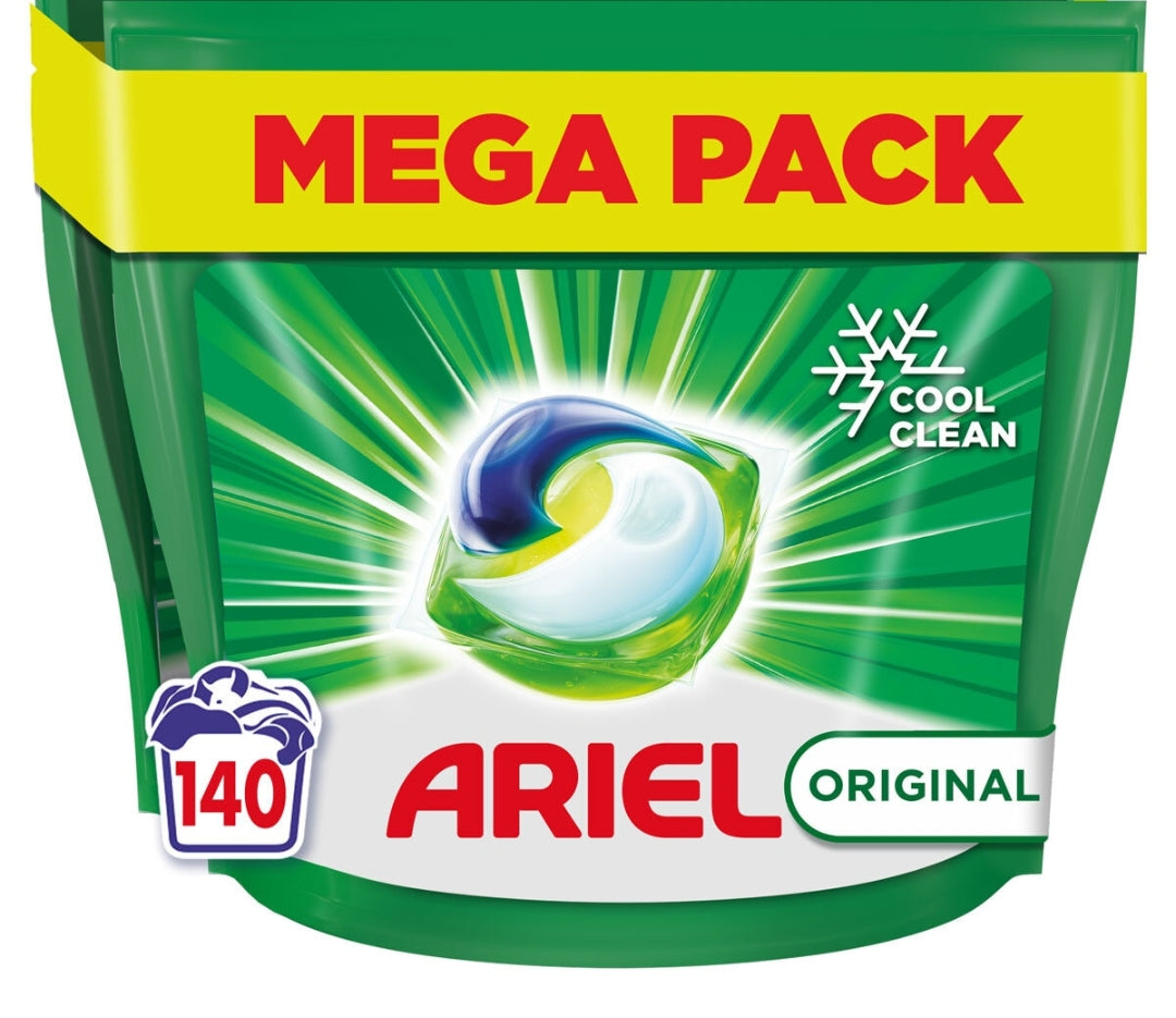 Non Bio 140 washes pods | fairy bold ariel Clothing pods