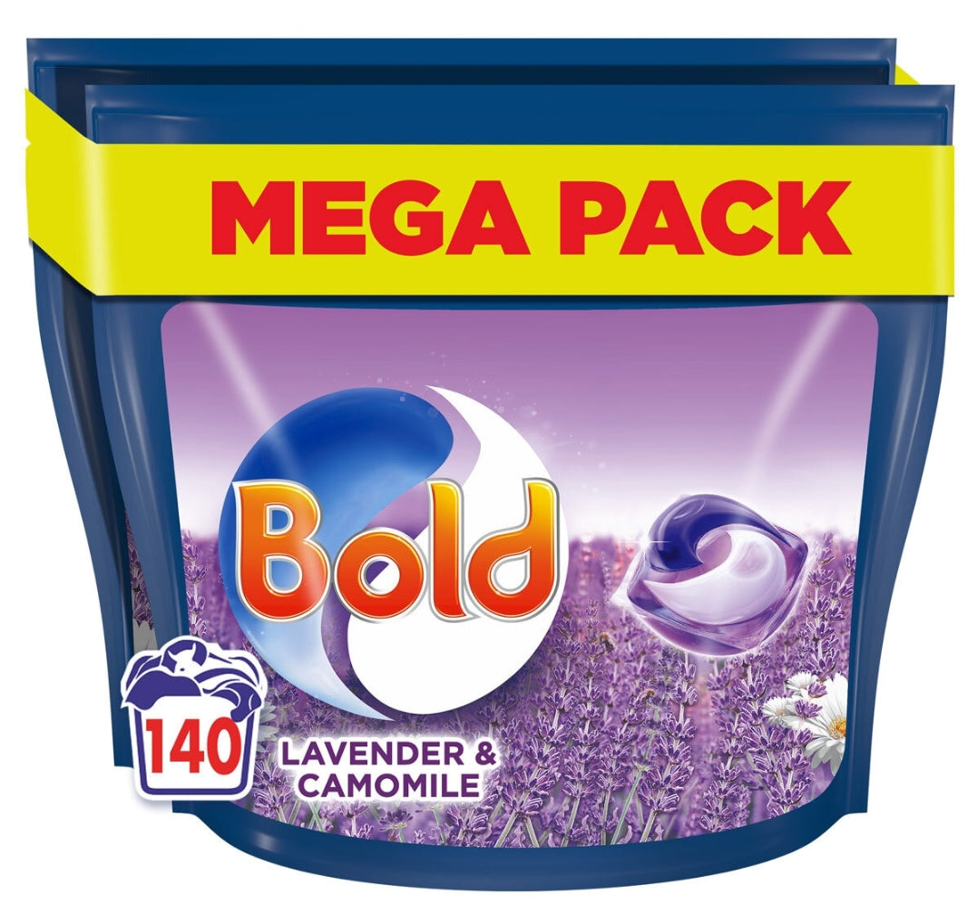 Non Bio 140 washes pods | fairy bold ariel Clothing pods