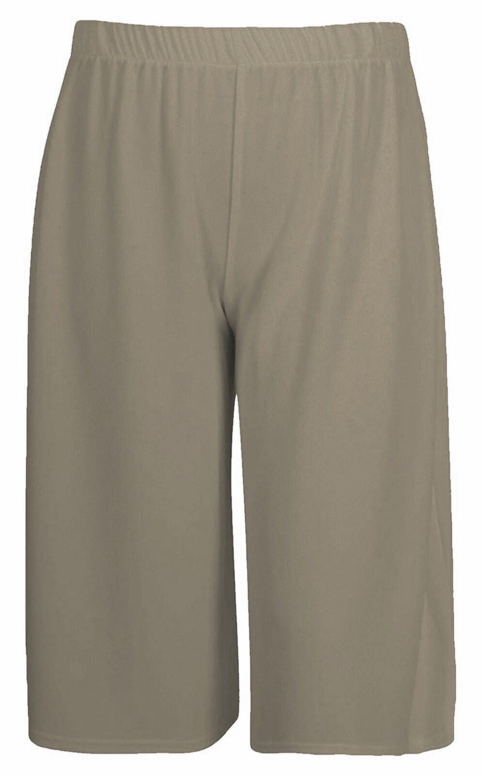 Womens ¾ Short Plazzo Wide Leg Culottes Trouser