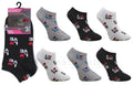 GIRLS GIFT SOCKS FUN LOVE HAPPY TRAINER SOCKS ANKLE SOCKS SIZE 4-8 UK GYM SOCKS