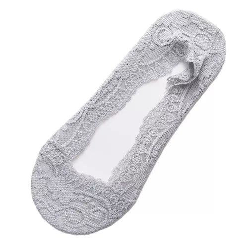 Women No-Show Socks | Shoe Liners Sock Laced Ballet Invisible Ladies Skin 5 COLOURS