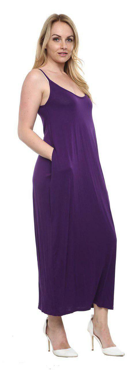 New Women's Cami Maxi Dress Summer Loose Sleeveless Strap Pocket One S Description 
They are super soft and comfortable
Loose sleeveless strappy cami maxi
Best for Casual and Holiday Wear
They are good for your skin
They do not require