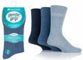 Best Socks For Men 12 Pairs Gentle Grip Non Elastic Diabetic Soft Cotton UK Blend Cotton - Comfyfit ltd