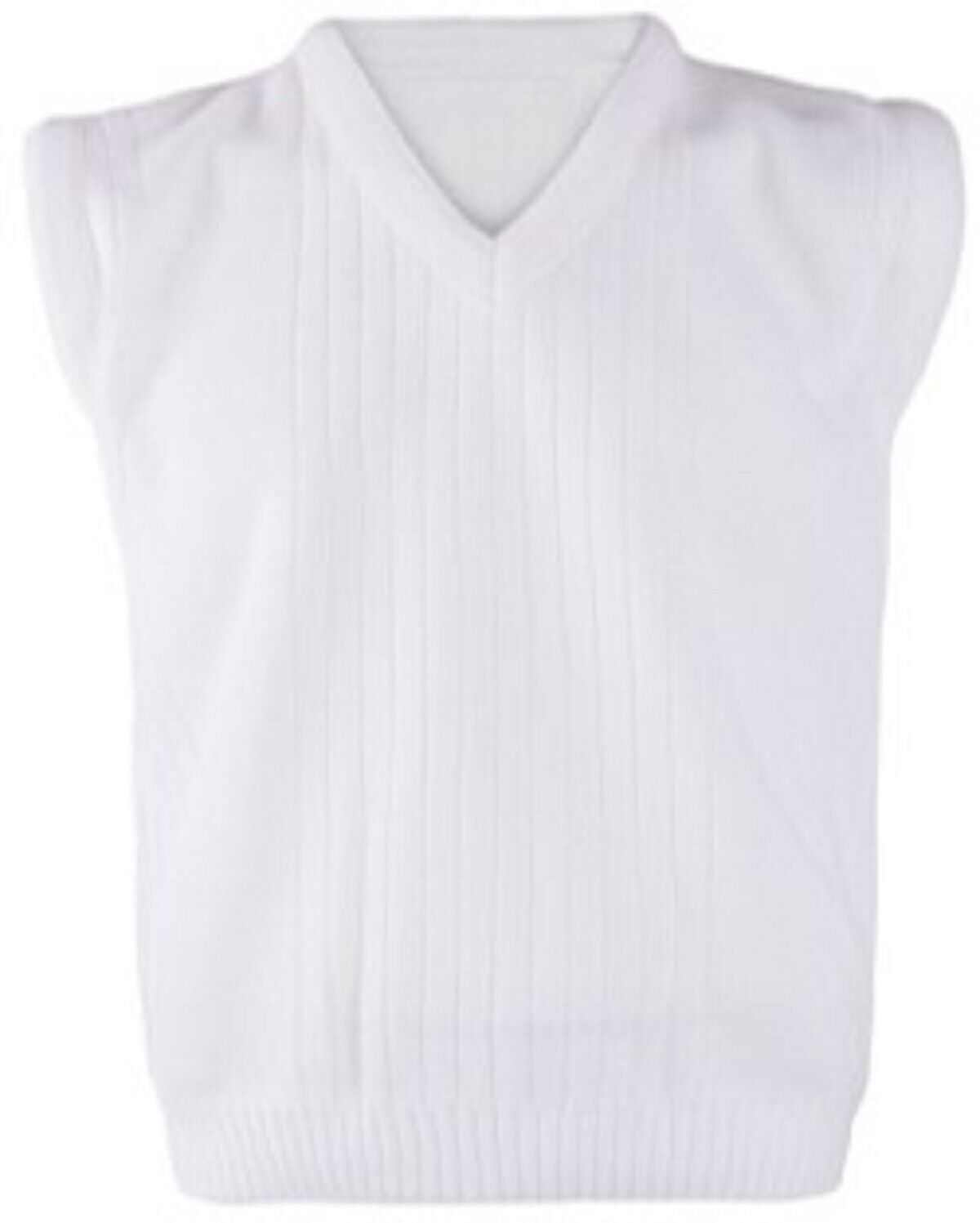 White Stuff Mens Jumpers Balmoral Knitted V Neck Slipover Sleeveless Knitwear Plain - Comfyfit ltd