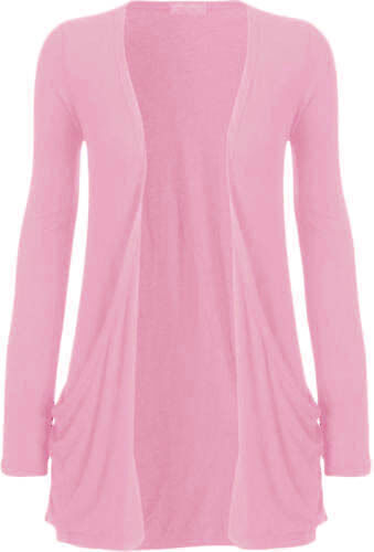Womens Long Sleeves 2 pocket Boyfriend Cardigan ,95% Viscose 5% Elastane