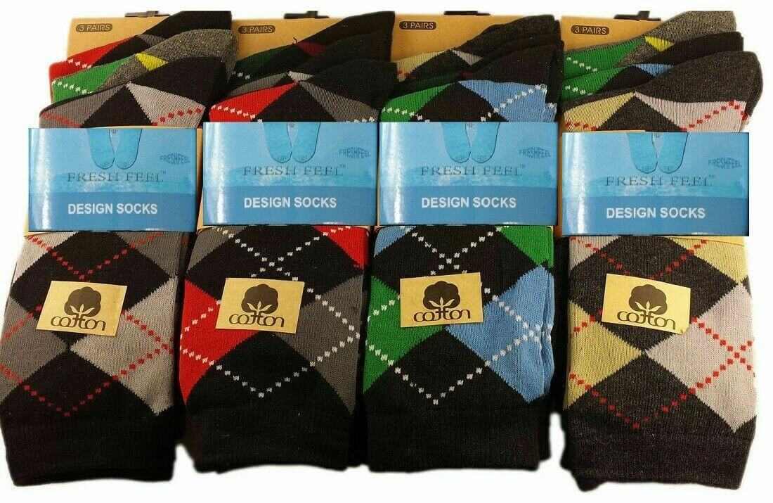mens suit socks Fashion Argyle  Design Socks Argyle Suit Office Socks - Comfyfit ltd