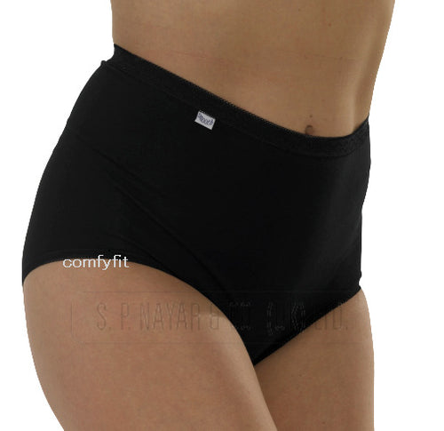 BEST UNDERWEAR FOR WOMEN MARLON BOXED SMOOTH MAXI LYCRA BRIEFS UK SIZE 12-26 - Comfyfit ltd