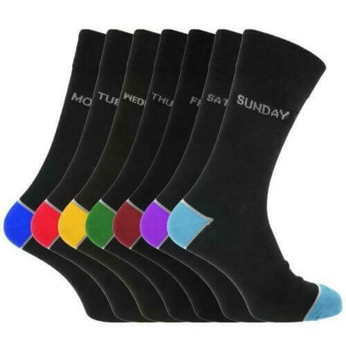 Men's 7 Days Of The Week Comfort Fit Boxer Shorts Underwear & Socks Gift Set