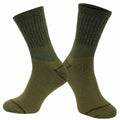 2 Pairs men army boot thermal sock green wool Socks