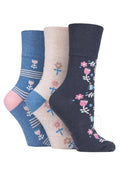 NEW LADIES GENTLE GRIP NON ELASTIC SOCKS DIABETIC SOFT COTTON WINTER WARM SOCKS