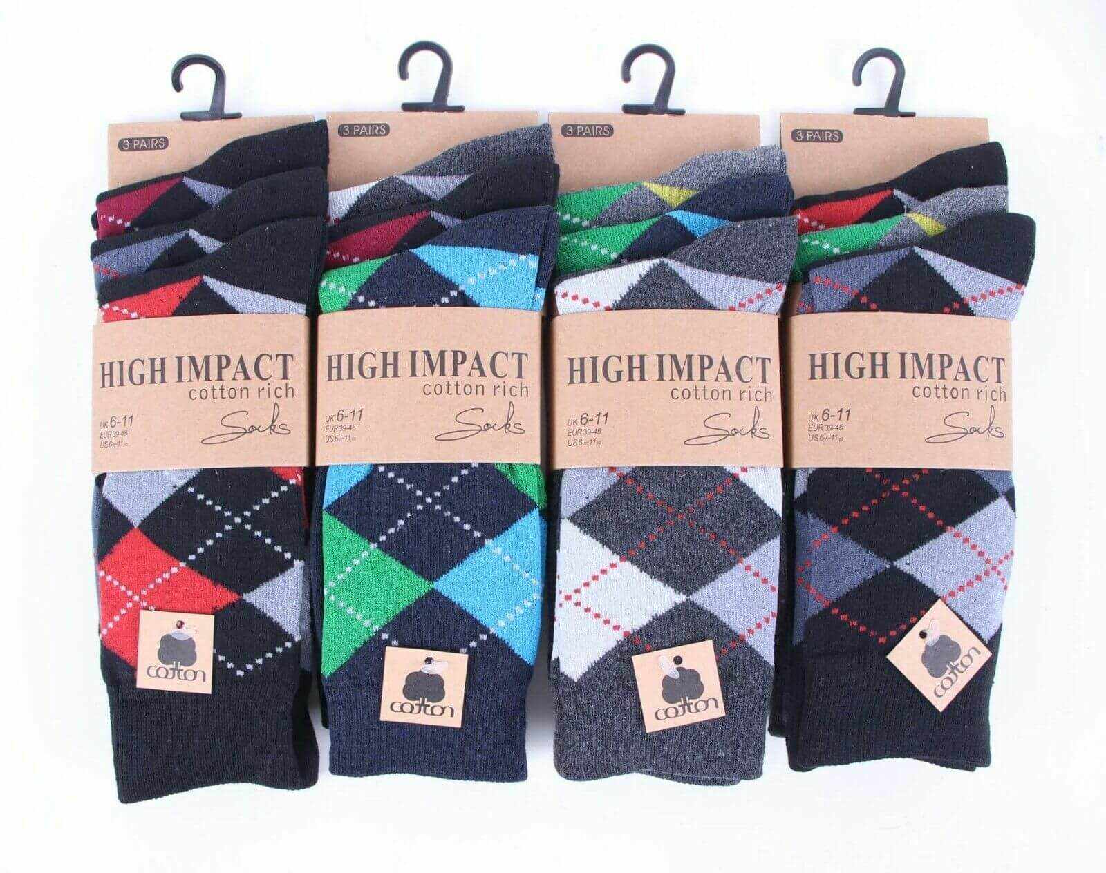 mens suit socks Fashion Argyle  Design Socks Argyle Suit Office Socks - Comfyfit ltd