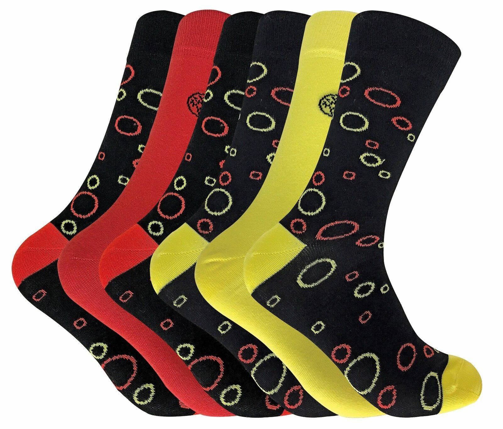  Bamboo Socks For Men 12 Pairs Alexander Green Luxury  Stripes Pattern Size UK 7-11 - Comfyfit ltd
