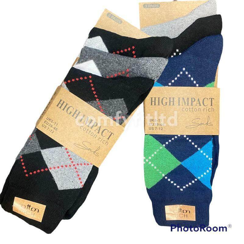 Men's Bright Argyle Diamond Cotton Rich Lycra Design Socks UK 12 Pairs

Description

             

Design Socks Size 6-11New stunning arrivalHigh quality man made materialVery comfortable fitIdeal for all occasionsPerfect for summer a