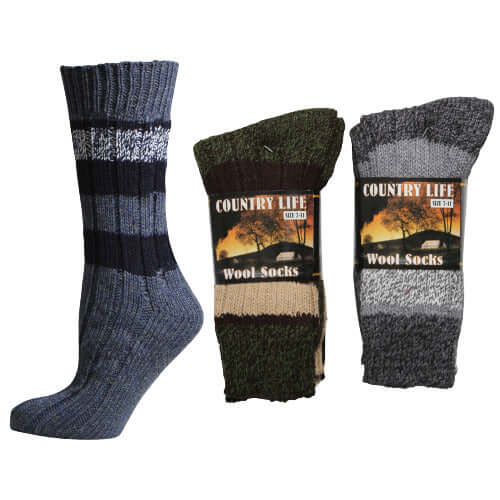 Smart Wool Socks Mens country life short wool socks  UK SIZE- Comfyfit ltd