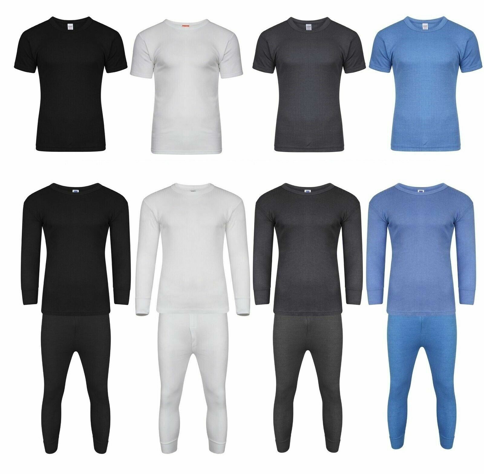 Thermal Trousers For Men Set Long Sleeve Underwear Base Layer Trousers