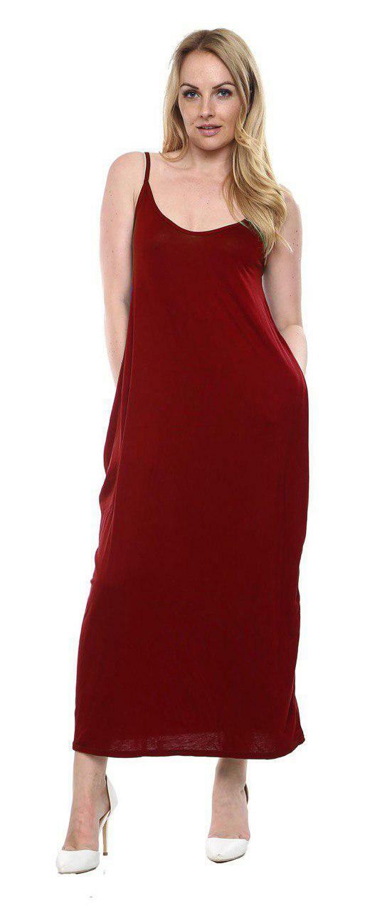 New Women's Cami Maxi Dress Summer Loose Sleeveless Strap Pocket One S Description 
They are super soft and comfortable
Loose sleeveless strappy cami maxi
Best for Casual and Holiday Wear
They are good for your skin
They do not require