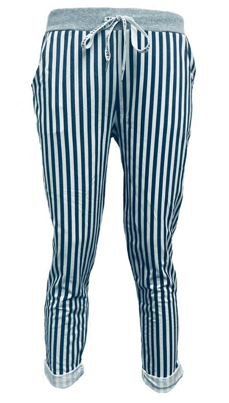 Women's Italian Ladies Cotton Casual Summer Trouser Women Jogger Beach Pants