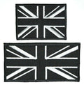 UK Flag Patch hook &lo op Sew On Union Jack Army Embroidered By comfyfit
