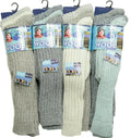 Ladies Long Socks 3 Pairs Thermal Boot Walking Hiking Thick Wool - Comfyfit ltd