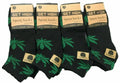 Cotton Socks For Men 6 Pairs Mens Trainer Socks Ganj Weed Leaf Print Cannabis Rich Cotton socks - Comfyfit ltd
