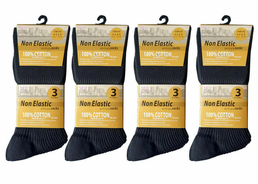 Best Socks For Men 3 Pairs Mens  Socks  Cotton Rich Patterns Size UK 6 -11 LOT - Comfyfit ltd