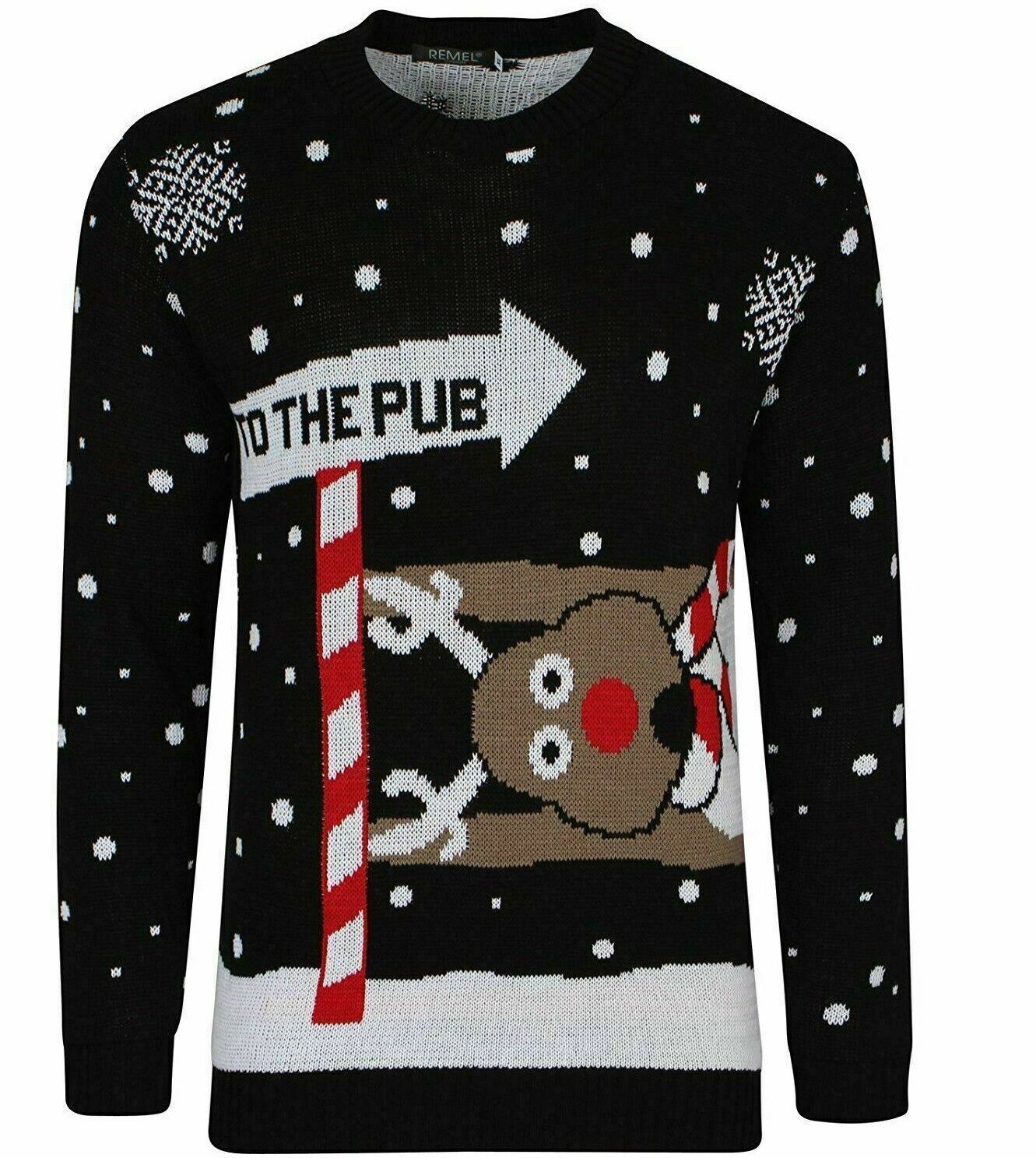 Ladies Jumper Christmas Xmas Pullover Women Tops Size Blouse Loose Shirt Tee