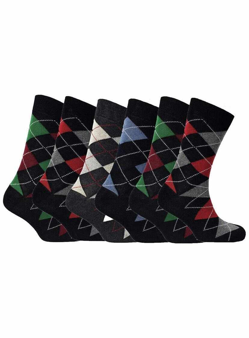 mens suit socks Fashion Argyle  Design Socks Argyle Suit Office Socks - Comfyfit ltd