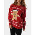 New Women's  Unisex Xmas Jumper "MERRY XMAS" RED Printed Jumper Sweater Size 8-22 - Comfyfit ltd