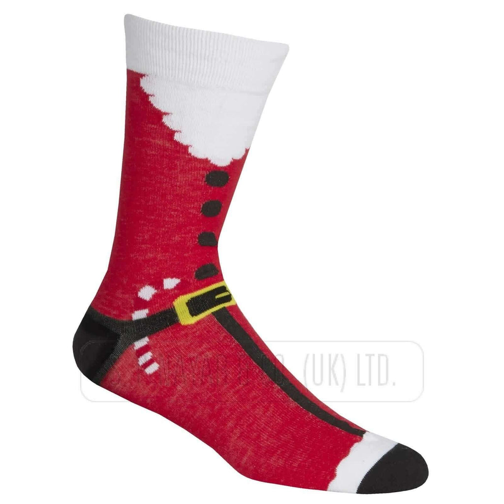 NEW MEN'S XMAS DESIGN COTTON SOCKS TOP SIZE 6-11 UK - Comfyfit ltd