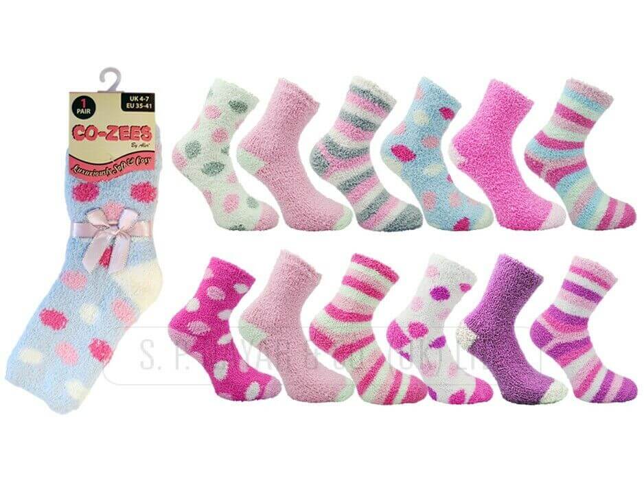 NEW LADIES 3 PAIRS COZEE SOFT & COSY SOCKS WINTER LUXURY WITH THESE EXTRA SOFT - Comfyfit ltd
