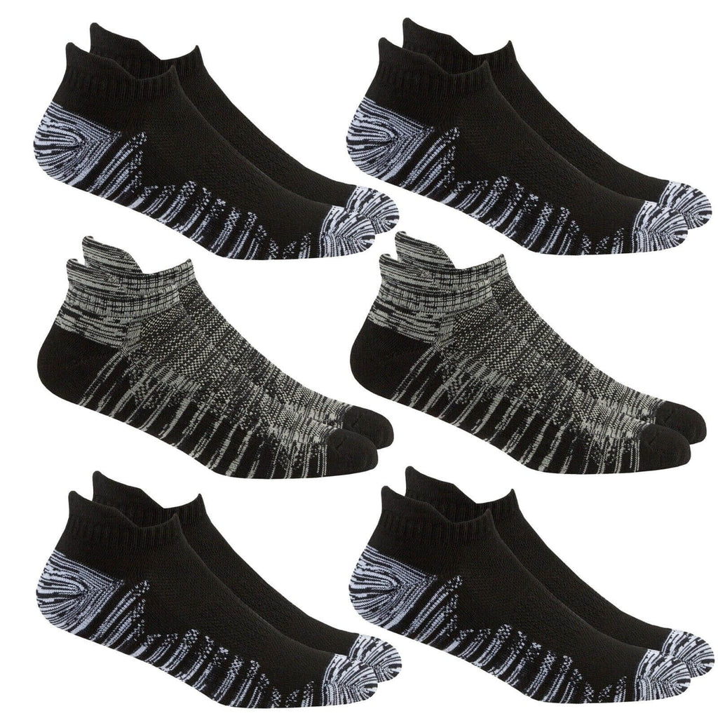 Mens Multipack Sports Trainer Socks Ankle Low Rise Gym Cushioned Multicoloured