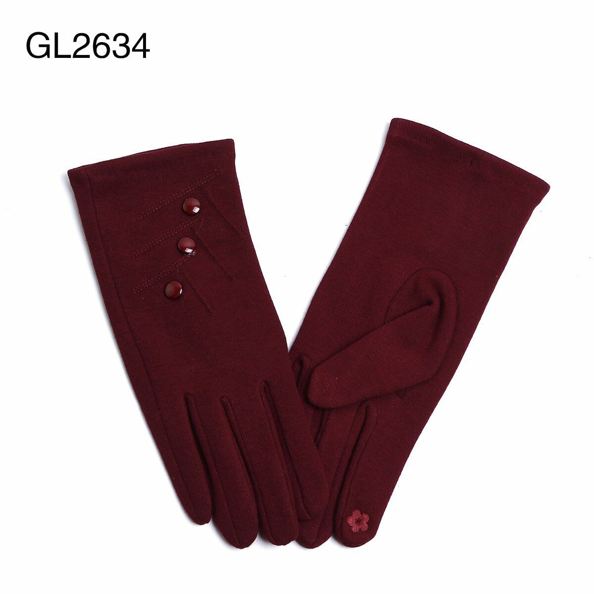 New Ladies Women Soft Thermal Winter Warm Gloves With Stone Beats Unique Design - Comfyfit ltd