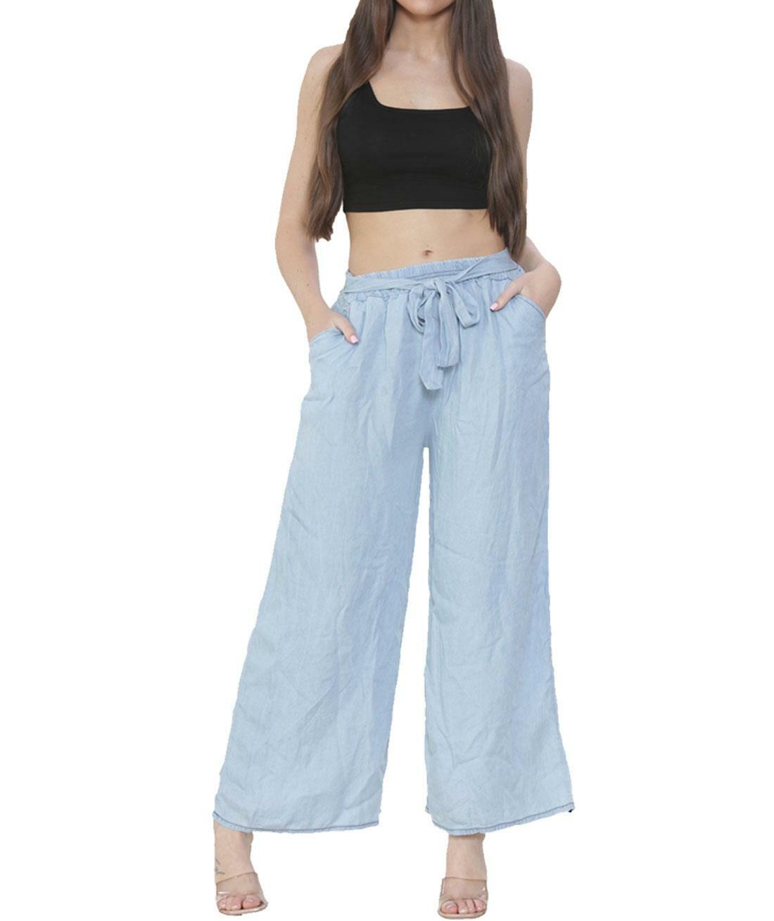 Women Denim Wide Leg
