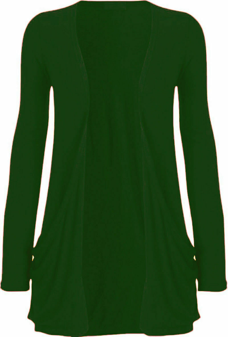 Womens Long Sleeves 2 pocket Boyfriend Cardigan ,95% Viscose 5% Elastane
