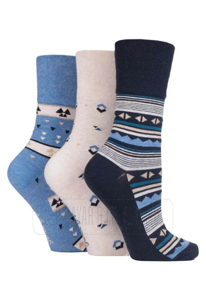 NEW LADIES GENTLE GRIP  NON ELASTIC SOCKS DIABETIC SOFT COTTON WINTER WARM SOCKS