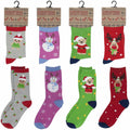   TODDLER SOCKS UNISEX CHRITMAS GIFT SOCKS KIDS COTTON RICH CHRISTMAS DESIGN SOCKS - Comfyfit ltd