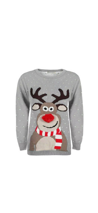 Christmas Unisex Mens Womens Ladies XMAS Novelty Light Up Vintage Jumper Sweater