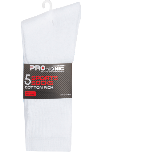 New Men's Thick Cotton Rich Crew Socks Everyday Sport Socks Plain Sizes 6-11 UK