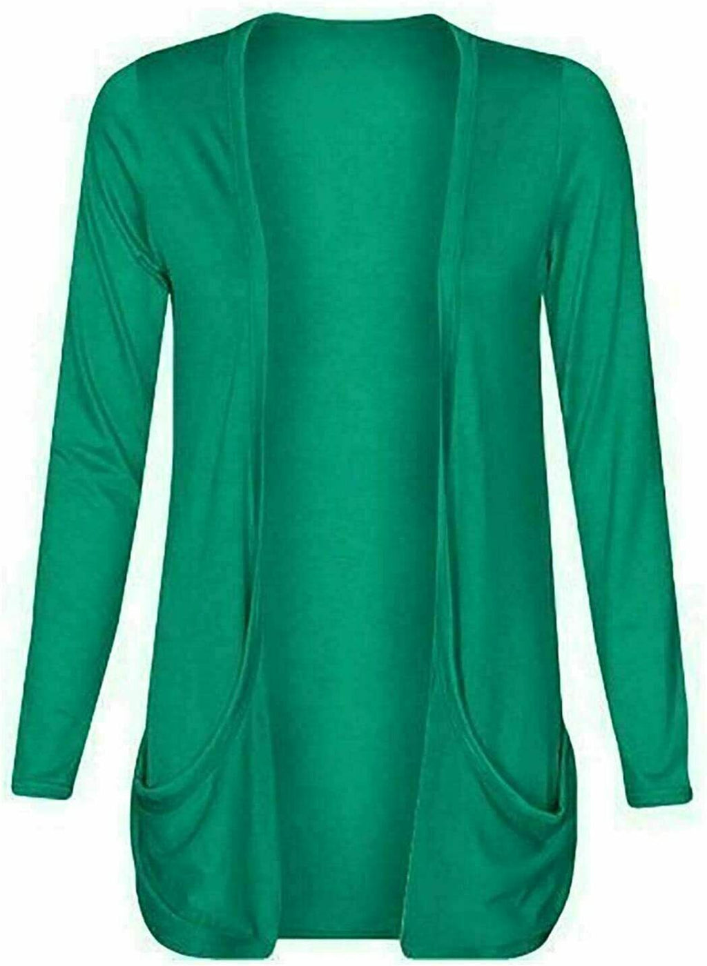 Going Out Tops New Womens Long  Cardigans  Top With Open Pockets Size.